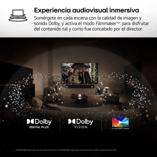 TV LG QNED evo 65QNED85A6C 65" 4K MiniLED Dolby Vision WiFi 6 AirPlay 2