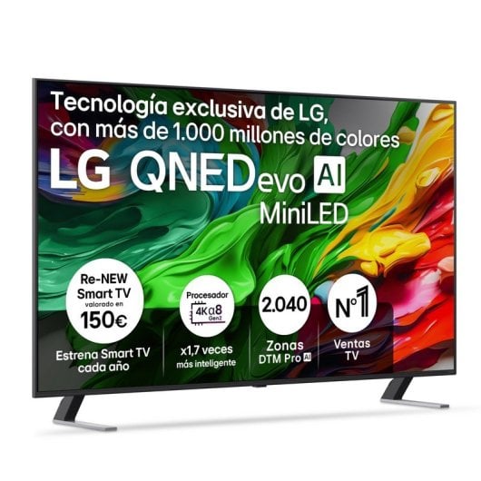TV LG QNED evo 65QNED85A6C 65" 4K MiniLED Dolby Vision WiFi 6 AirPlay 2