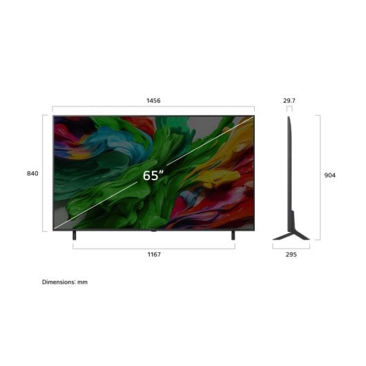 TV LG QNED evo 65QNED85A6C 65? 4K MiniLED Dolby Vision WiFi 6 AirPlay 2