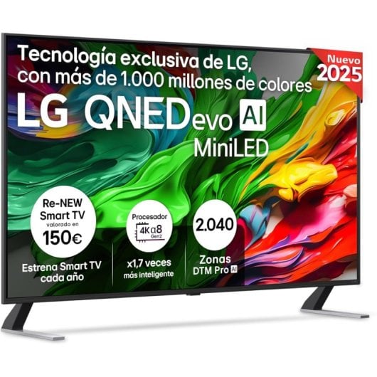 TV LG QNED evo AI 55QNED85A6C 55" 4K Mini LED Dolby Vision Smart TV