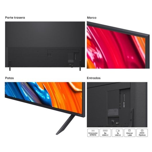 LG QNED 75QNED82A6B 75" 4K Smart TV Alpha7 Dolby Digital HDMI 2.1 HDR10