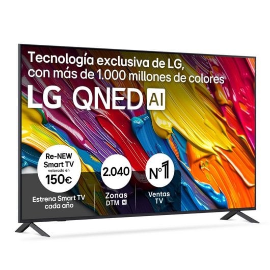 LG QNED 75QNED82A6B 75" 4K Smart TV Alpha7 Dolby Digital HDMI 2.1 HDR10
