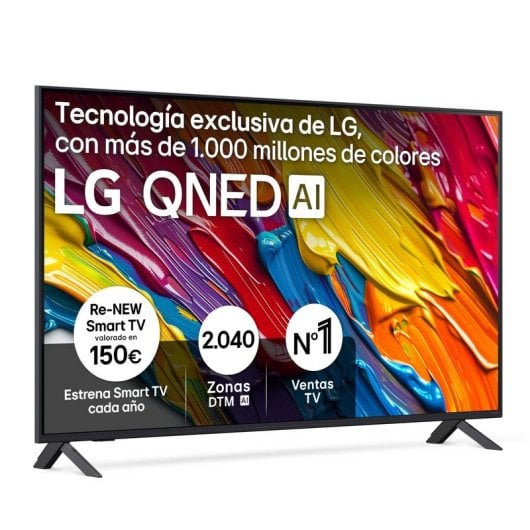 LG QNED 55QNED82A6B 55" 4K Ultra HD, Telecomando magico, HDMI 2.1, AI Sound Pro