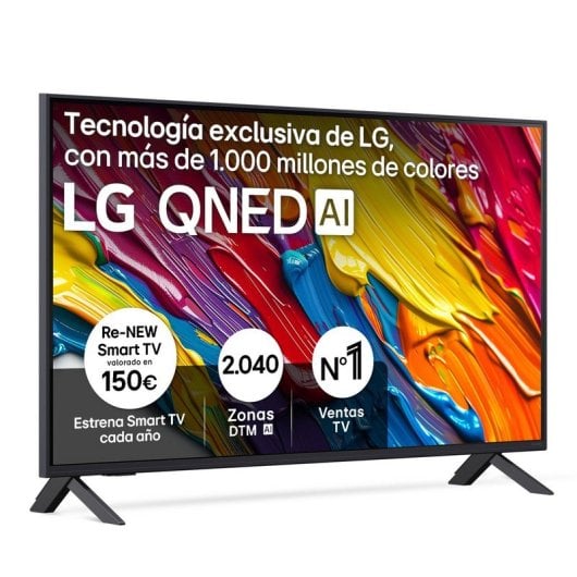 LG QNED 43QNED82A6B 43? 4K Ultra HD Smart TV Dolby Digital HDR10 AirPlay 2 WebOS