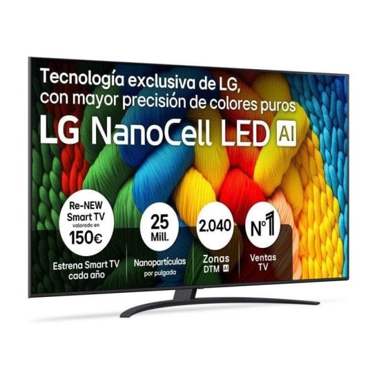TV LG NanoCell 86NANO81A6A 86" 4K UltraHD 60Hz Smart TV WebOS HDR10 Pro Cloud Gaming