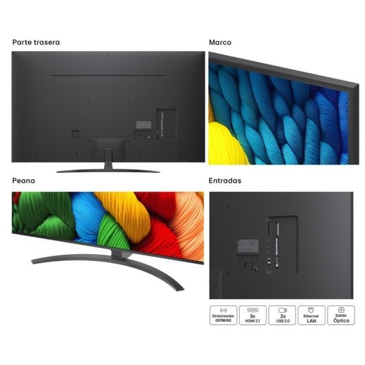 LG NanoCell 65NANO81A6A 65? 4K Ultra HD Smart TV WiFi Magic Remote VRR