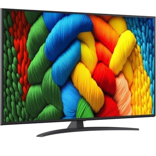 LG NanoCell 50NANO81A6A Smart TV LED Direct Ultra HD 4K da 50 pollici con webOS25 e intelligenza artificiale per giochi Nano Color
