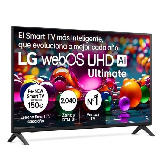 LG LED 43? 43UA75006LA 4K Ultra HD Smart TV WebOS AirPlay2 HDR HDMI 2.1 Sin Marco