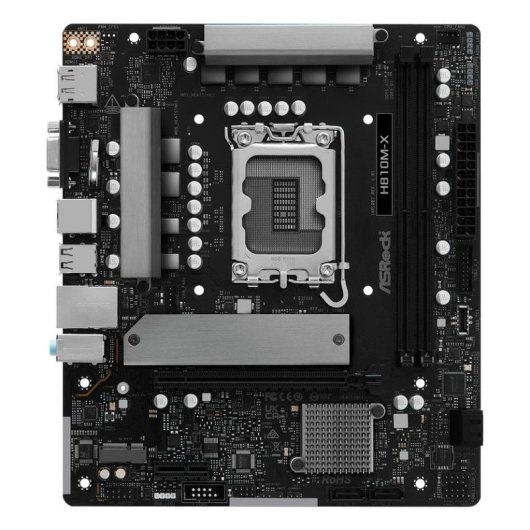 Placa Base ASRock H810M-X Intel H810 LGA 1851 Micro ATX