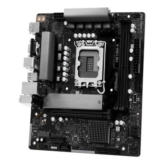 Placa Base ASRock H810M-X Intel H810 LGA 1851 Micro ATX