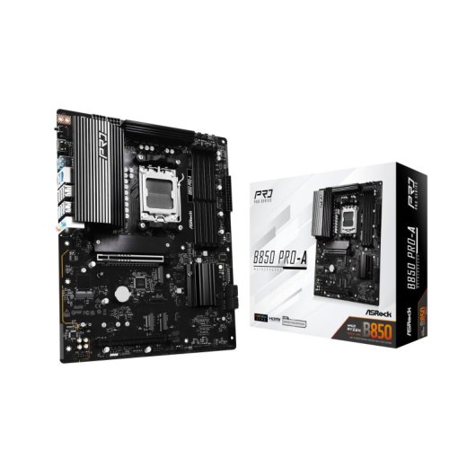 Placa Base Asrock B850 AM5 ATX Pro-A DDR5 PCIe 5.0 USB 3.2 LAN Audio UEFI