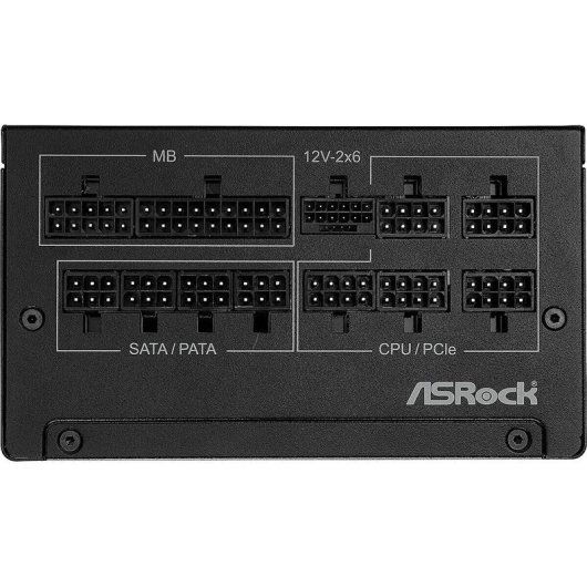 Fuente de Alimentación Asrock 650W Certificación 80 PLUS Gold Steel Legend Protección avanzada