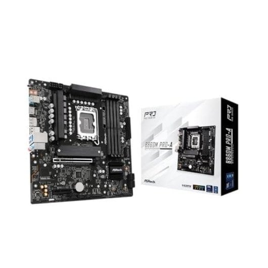 Scheda madre Asrock B860 Intel LGA 1851 Micro ATX B860M Pro-A DDR4 PCIe 3.0 M.2