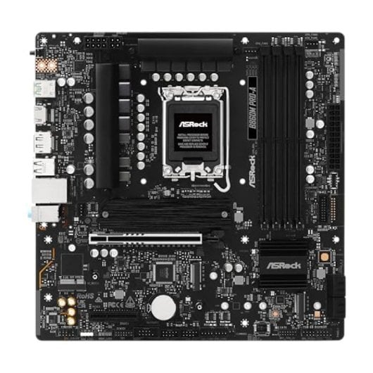 Scheda madre Asrock B860 Intel LGA 1851 Micro ATX B860M Pro-A DDR4 PCIe 3.0 M.2