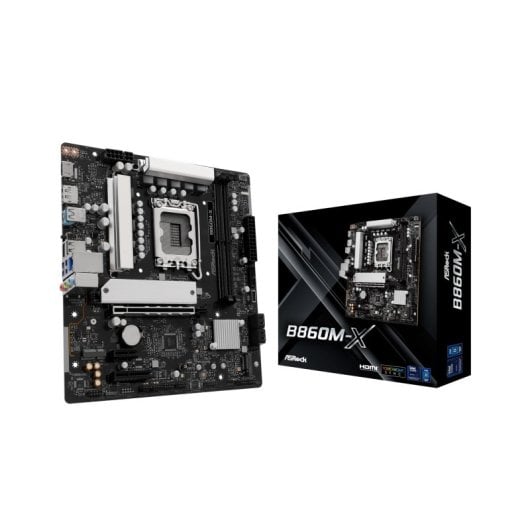 Scheda madre Asrock B860M-X LGA 1851 Micro ATX DDR4 PCIe 3.0 M.2 USB 3.1 Gen2 HD Audio
