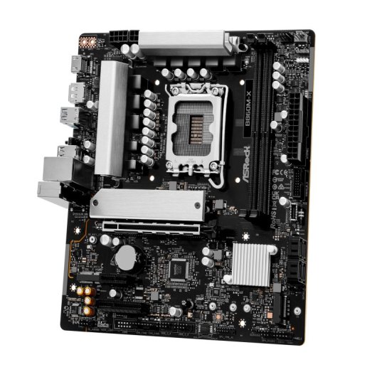 Scheda madre Asrock B860M-X LGA 1851 Micro ATX DDR4 PCIe 3.0 M.2 USB 3.1 Gen2 HD Audio