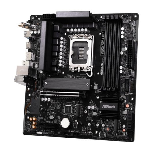 Carte mère Asrock B860 Micro ATX LGA 1851 B860M Pro-A WiFi DDR4 PCIe Ethernet HD