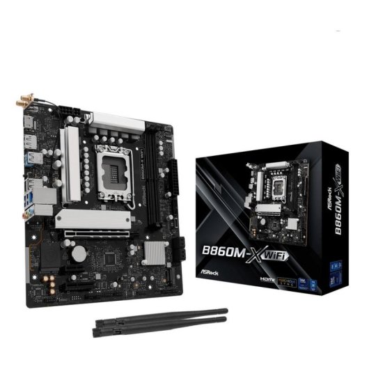 Motherboard ASRock B860M-X WiFi B860 LGA 1851 DDR5 Micro ATX WiFi 6E PCIe 5.0