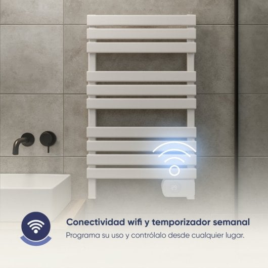 Sèche-serviettes électrique Original HEATWAVE 450 WIFI, 450 W, Wi-Fi, blanc