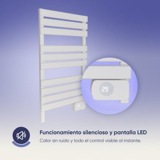 Sèche-serviettes électrique Original HEATWAVE 450 WIFI, 450 W, Wi-Fi, blanc