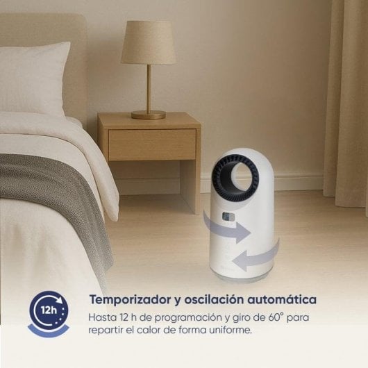 Aquecedor Termoventilador Origial HEATFREE 1500W Silencioso Sem Aspas
