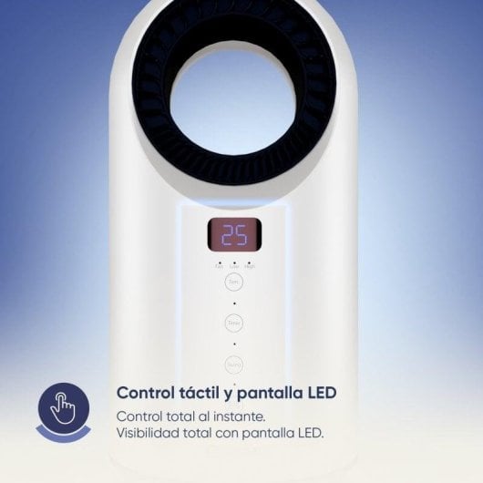 Aquecedor Termoventilador Origial HEATFREE 1500W Silencioso Sem Aspas