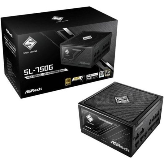 Asrock 750W 80 PLUS Gold Steel Legend Netzteil Total Protection Schwarz