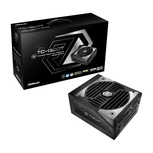 Fuente de Alimentación Asrock 1300W Certificación 80 PLUS Titanium Taichi TC-1300T Protección total