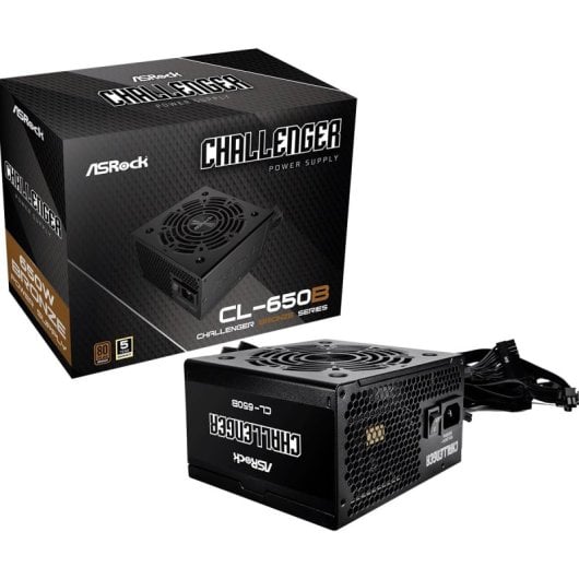 Fuente de Alimentación Asrock 650W 80 PLUS Bronze Challenger CL-650B Protecciones avanzadas