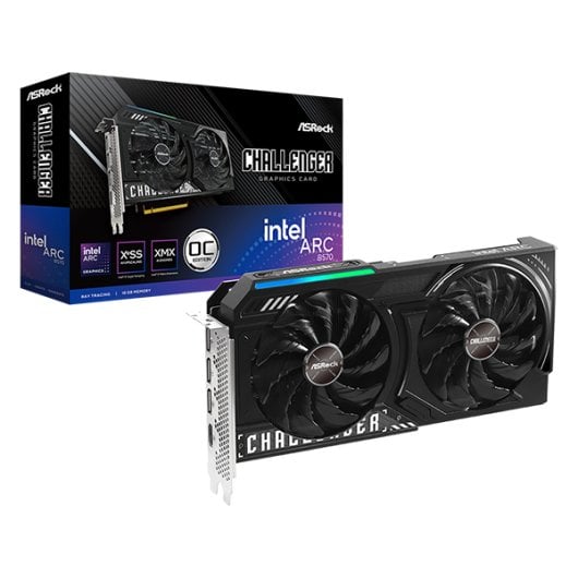Asrock Arc B570 10 GB GDDR6 Dual Fan RGB OC-Grafikkarte