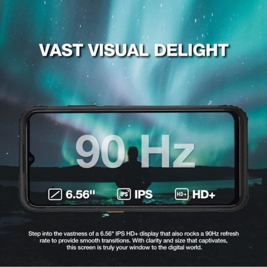 Smartphone robusto AGM H6 8GB 256GB 5G Dual SIM Nero