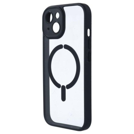 Funda para móvil La Casa de las Carcasas Bumper Compatible Magsafe Negra para iPhone 15 Plus
