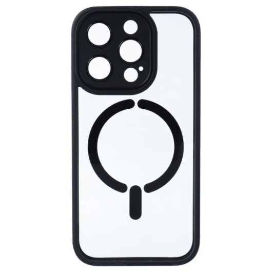 Funda Bumper Compatible Con Magsafe Con Cubre Cámara Para Iphone 15 Pro Max