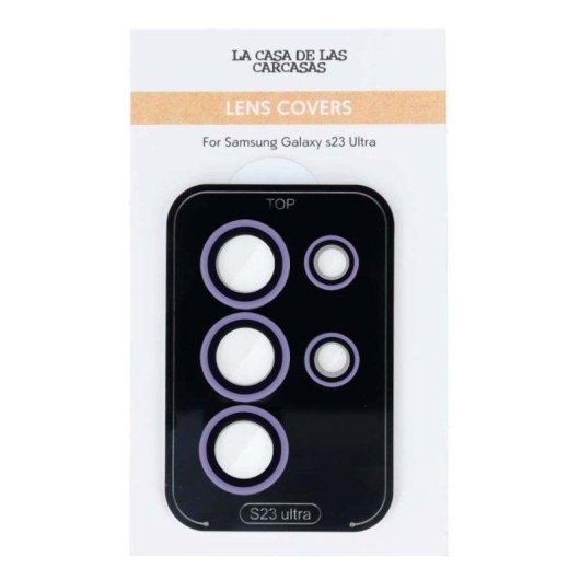 Funda para móvil La Casa de las Carcasas Cubre Objetivo Fluorescente para Samsung Galaxy S23 Ultra