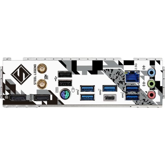 Placa mãe Asrock Intel B760 LGA 1700 Micro ATX DDR5 WiFi 6E Bluetooth 5.3 RGB