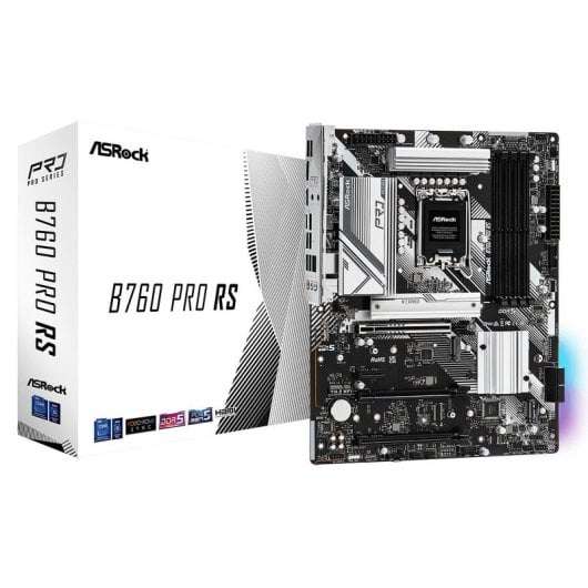 Carte mère Asrock Intel B660M mATX B660M Pro RS DDR4 PCIe 4.0 M.2 USB 3.2