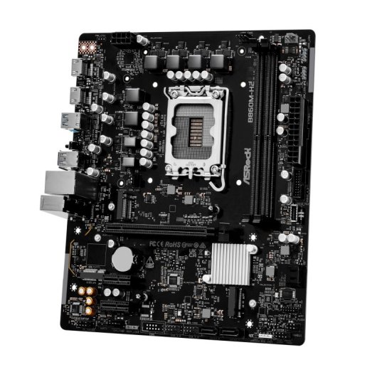 Carte mère ASRock B860 Micro ATX LGA 1851 B860M-H2 DDR4 USB 3.0 VRM optimisée