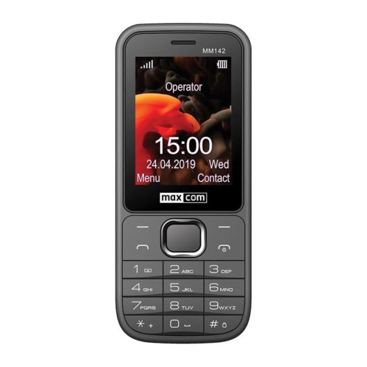 Móvil Maxcom Classic MM142 Negro 2.4? Cámara 0.3MP Radio FM Altavoz MicroSD