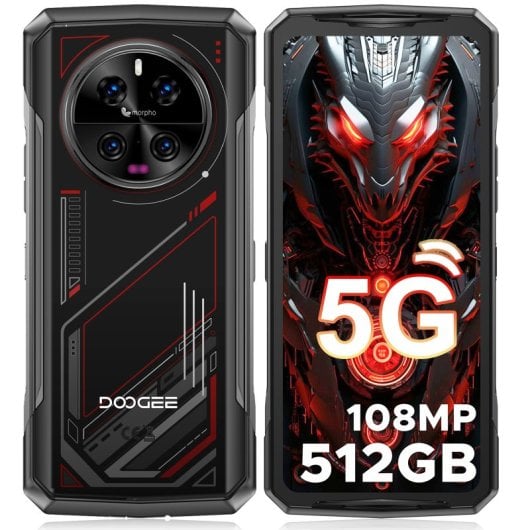 Smartphone Doogee V40 32GB RAM 512GB 5G Pantalla 120Hz Batería 8680mAh NFC WiFi 6E IP68