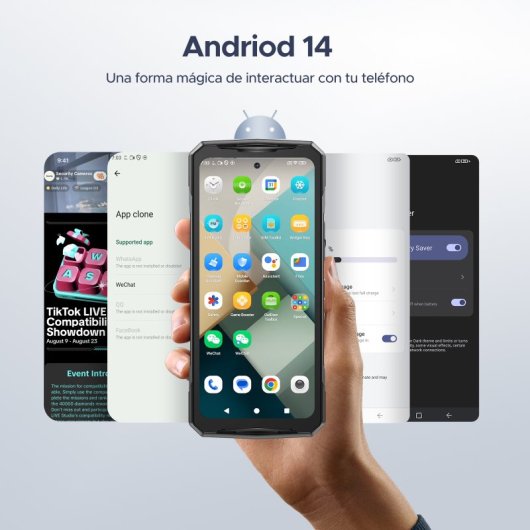 Smartphone Doogee V40 32GB RAM 512GB 5G Pantalla 120Hz Batería 8680mAh NFC WiFi 6E IP68