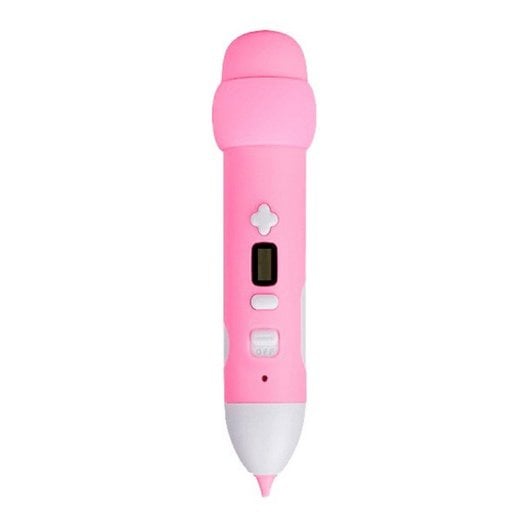 Caneta 3D Colido LT-P66 para criança com bateria de 600 mAh e 3,7 V, cor-de-rosa