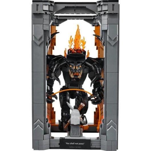 Set LEGO Icons Rincón entre Libros El Señor de los Anillos Balrog 1201 piezas Adultos