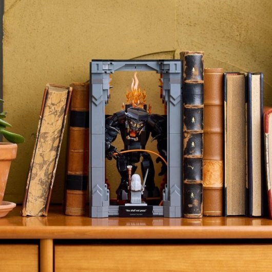 Set LEGO Icons Rincón entre Libros El Señor de los Anillos Balrog 1201 piezas Adultos