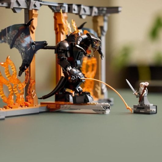 Set LEGO Icons Rincón entre Libros El Señor de los Anillos Balrog 1201 piezas Adultos