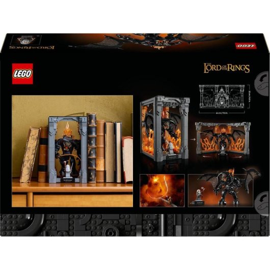 Set LEGO Icons Rincón entre Libros El Señor de los Anillos Balrog 1201 piezas Adultos