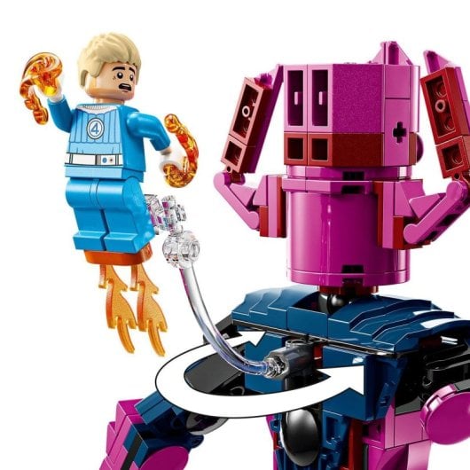LEGO Marvel Conjunto 76316 Quarteto Fantástico Galactus, coleção de minifiguras com 427 peças