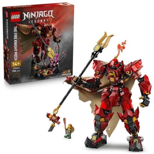 Set de construcción Lego Ninjago Meca Caballero del Fuego 996 piezas 40cm Articulado Edición Coleccionista