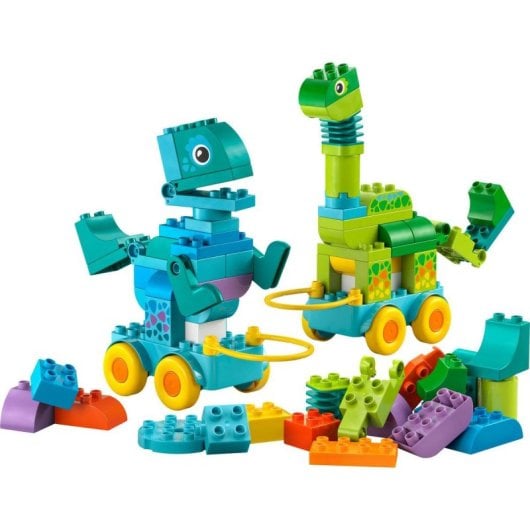 LEGO DUPLO Brinquedo 10451 Dinossauros 3 em 1 108 peças com peças móveis