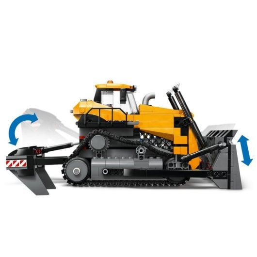 LEGO City Yellow Bulldozer 60466 682 pièces 8+ Pistons de moteur et accessoires