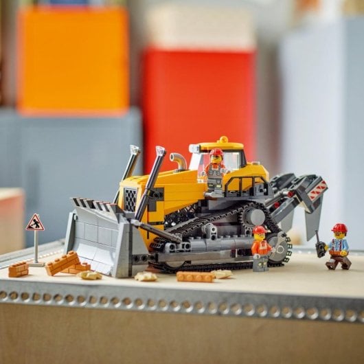 LEGO City Yellow Bulldozer 60466 682 pièces 8+ Pistons de moteur et accessoires